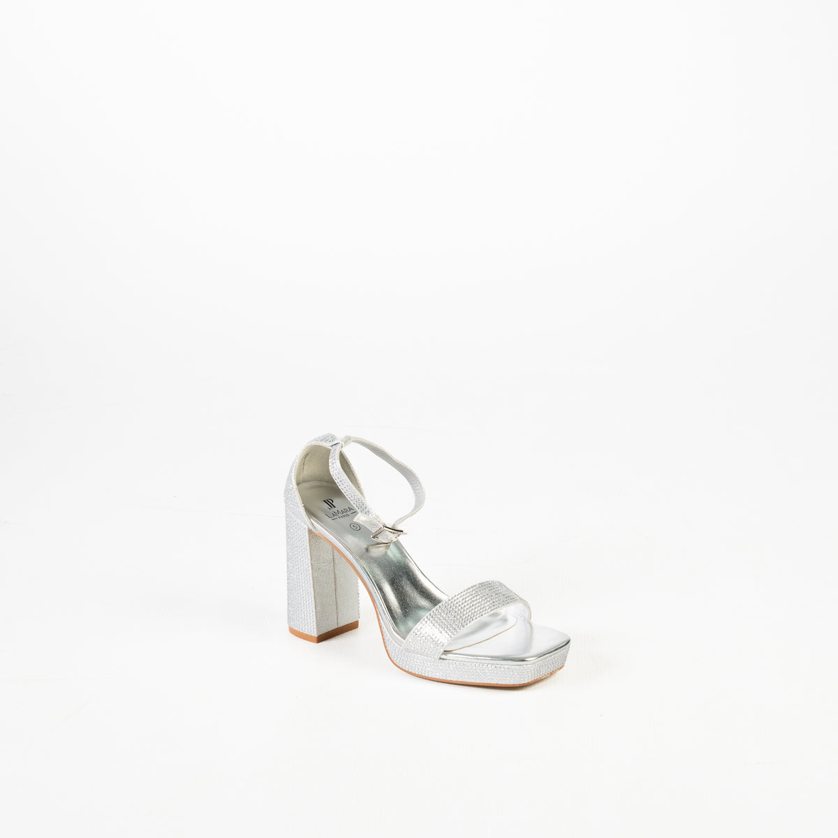 Tia Women’s strappy  block heel with open-toe design