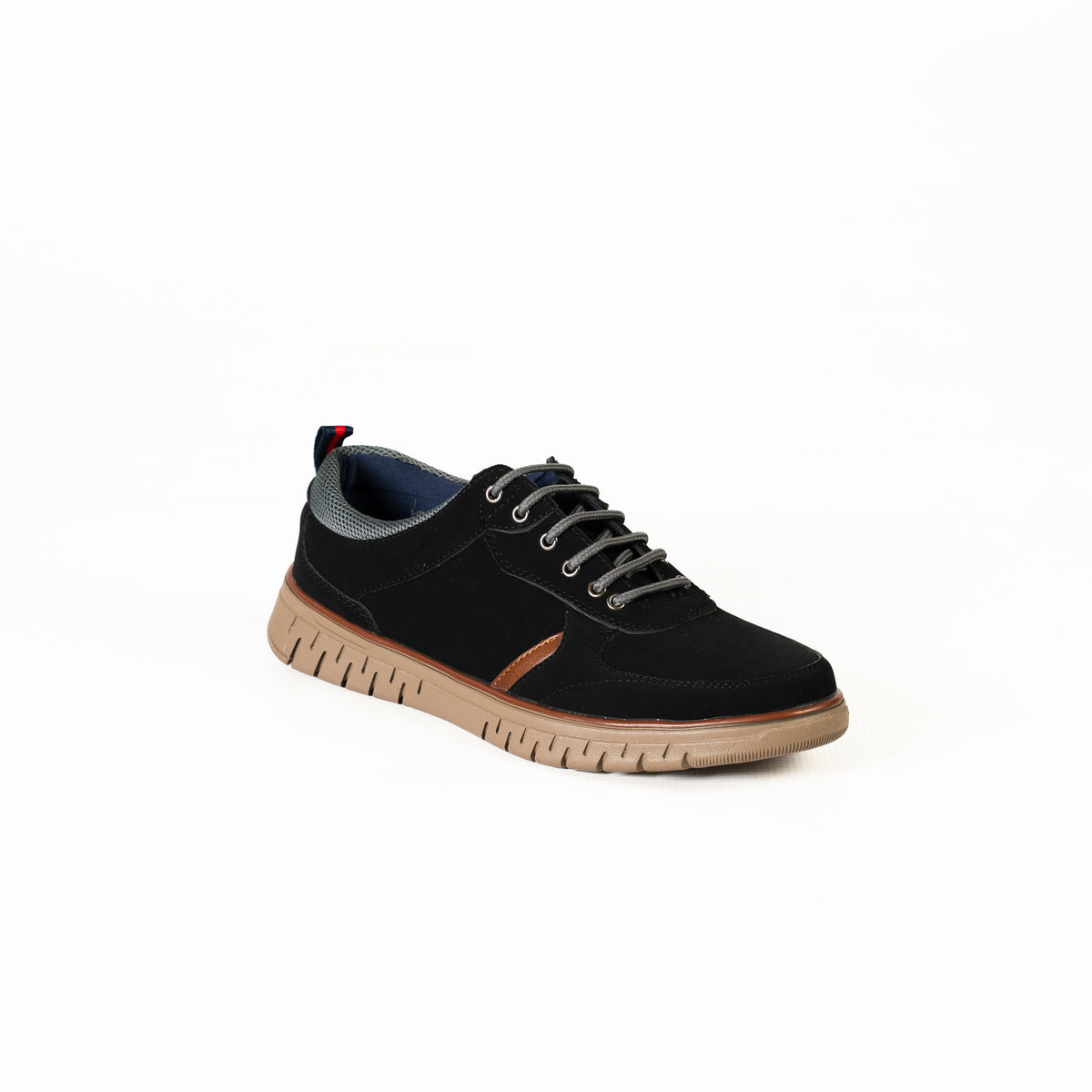 Fay men's casual lace-up sneaker with moc-toe stitching and durable sole