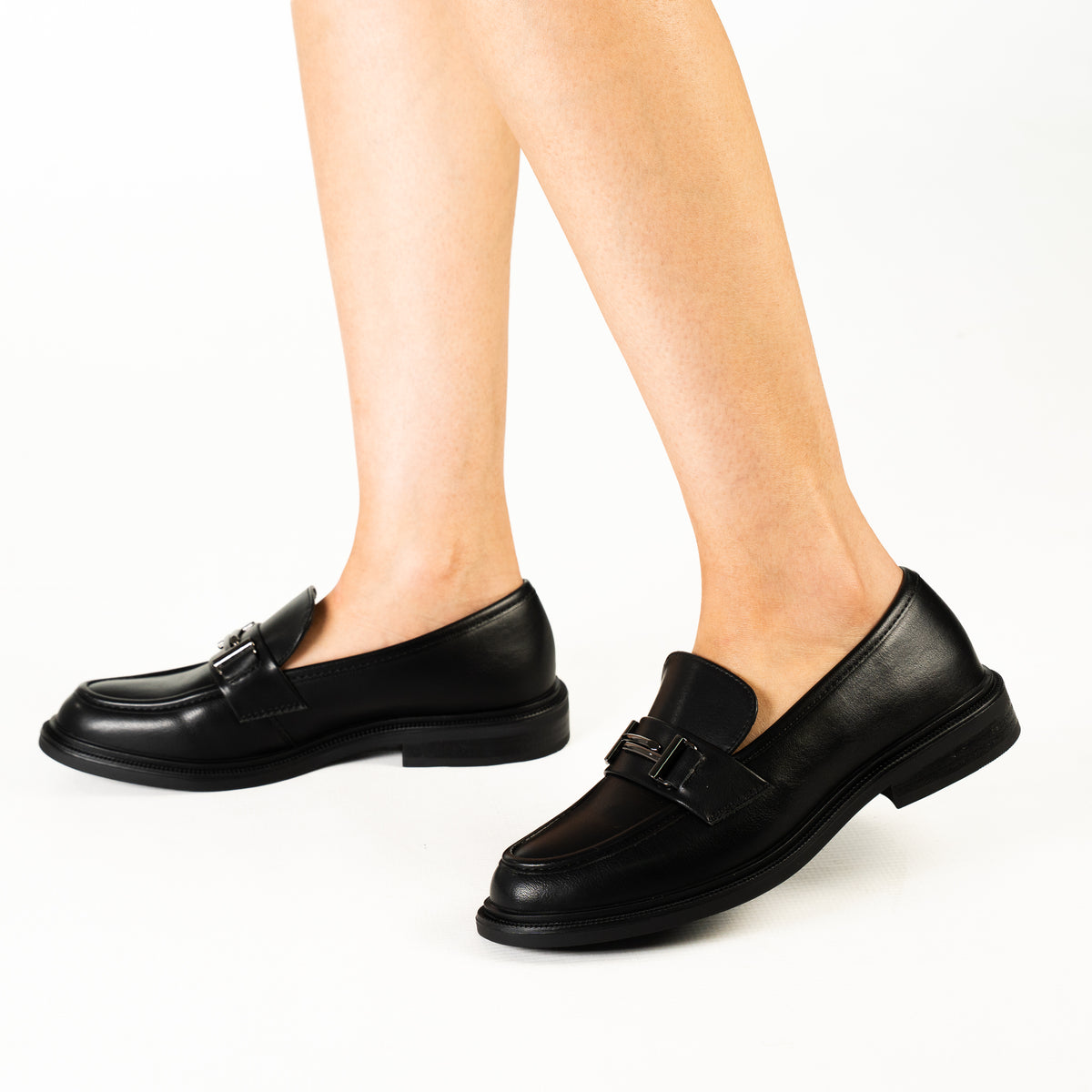 Gillian women's chunky sole penny loafer slip-on shoes