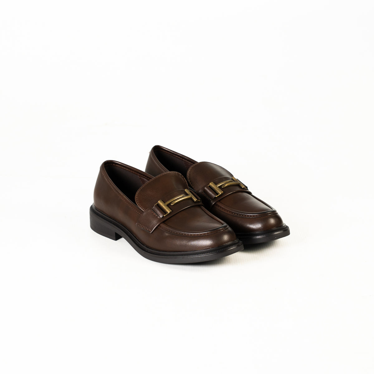 Gillian women's chunky sole penny loafer slip-on shoes