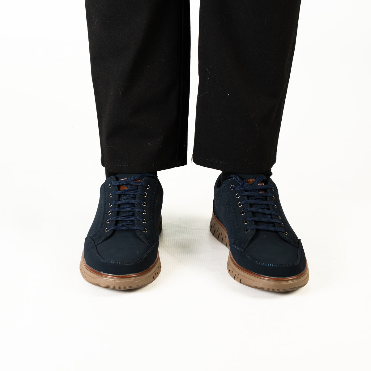 Martin mens lace-up casual shoes with textured soles.