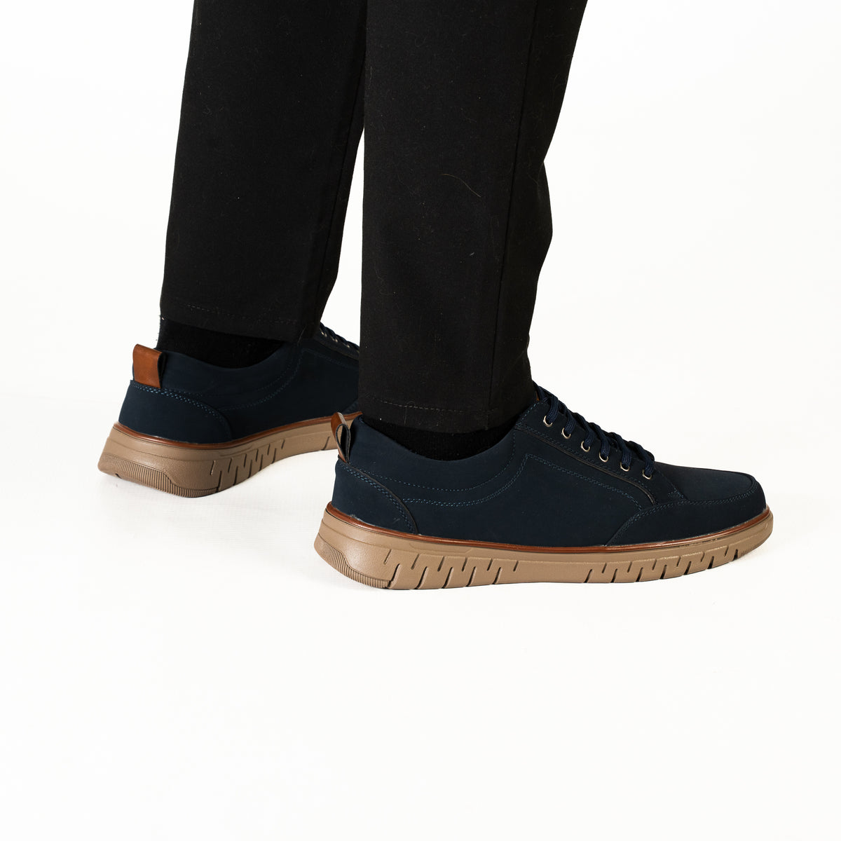 Martin mens lace-up casual shoes with textured soles.