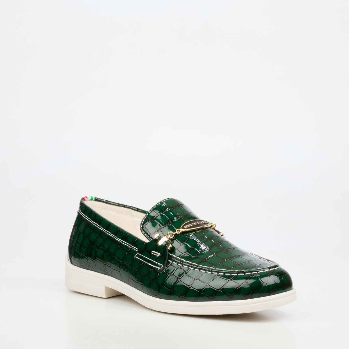 Mazerata Biter01 faux croc / faux patent men's shoe