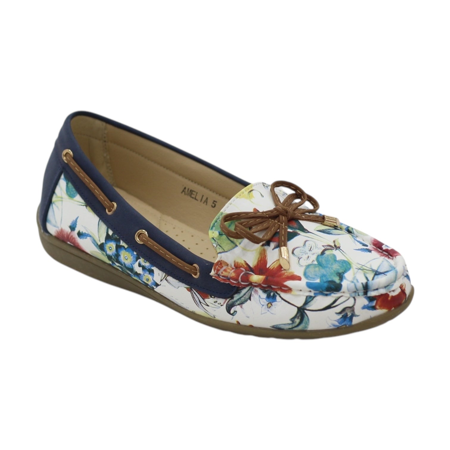 Amelia floral printed soft moc