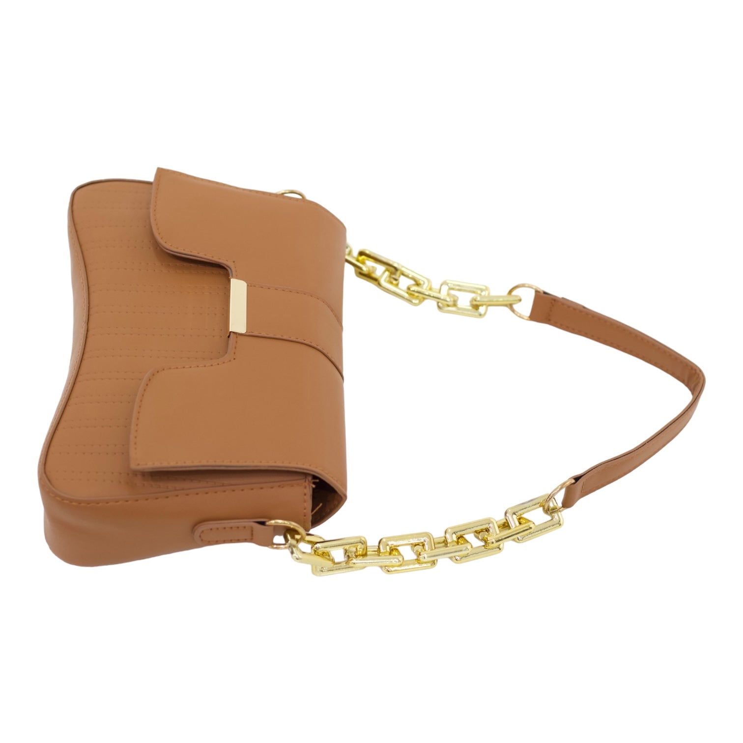 Kahula faux leather convertible crossbody brown