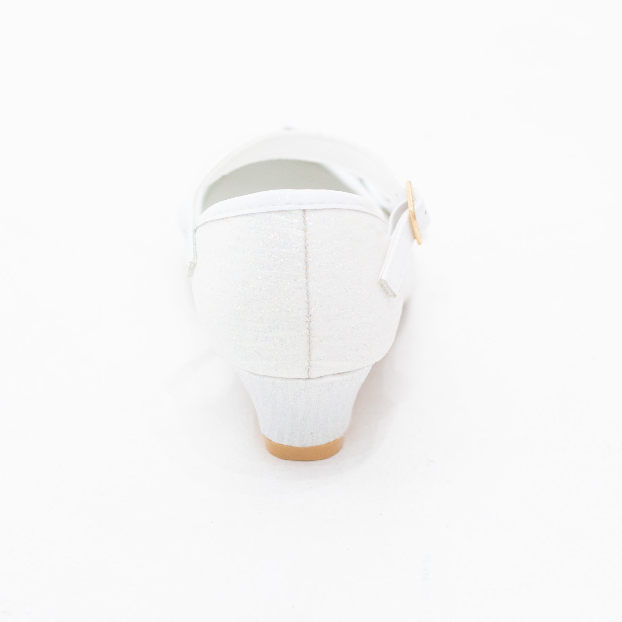 Pia girls open waist dress shoe with a side bow