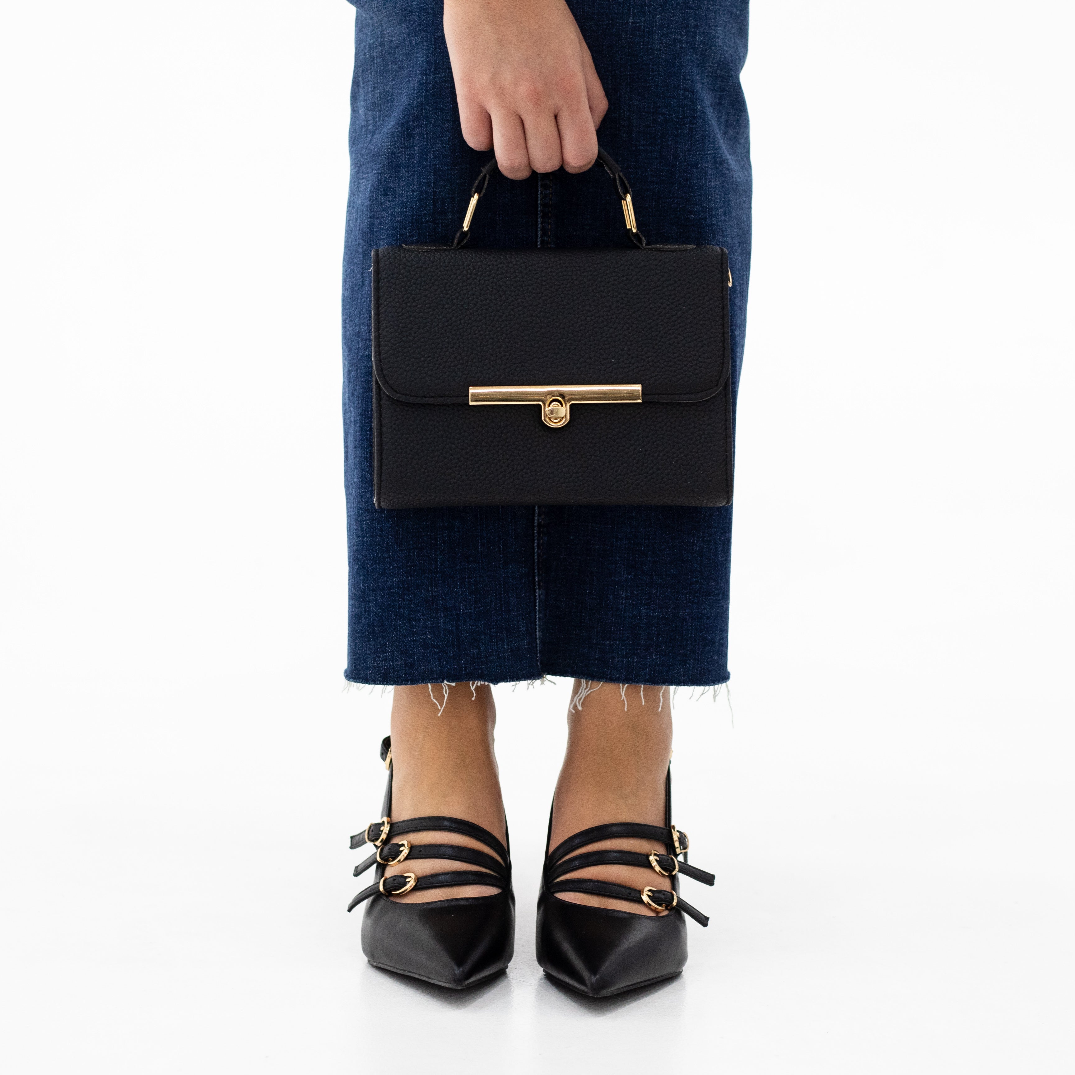 Nami coss-body pu bag black