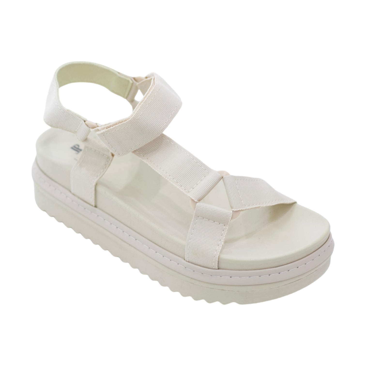 Recent velcro T-band strap on chuncky sole