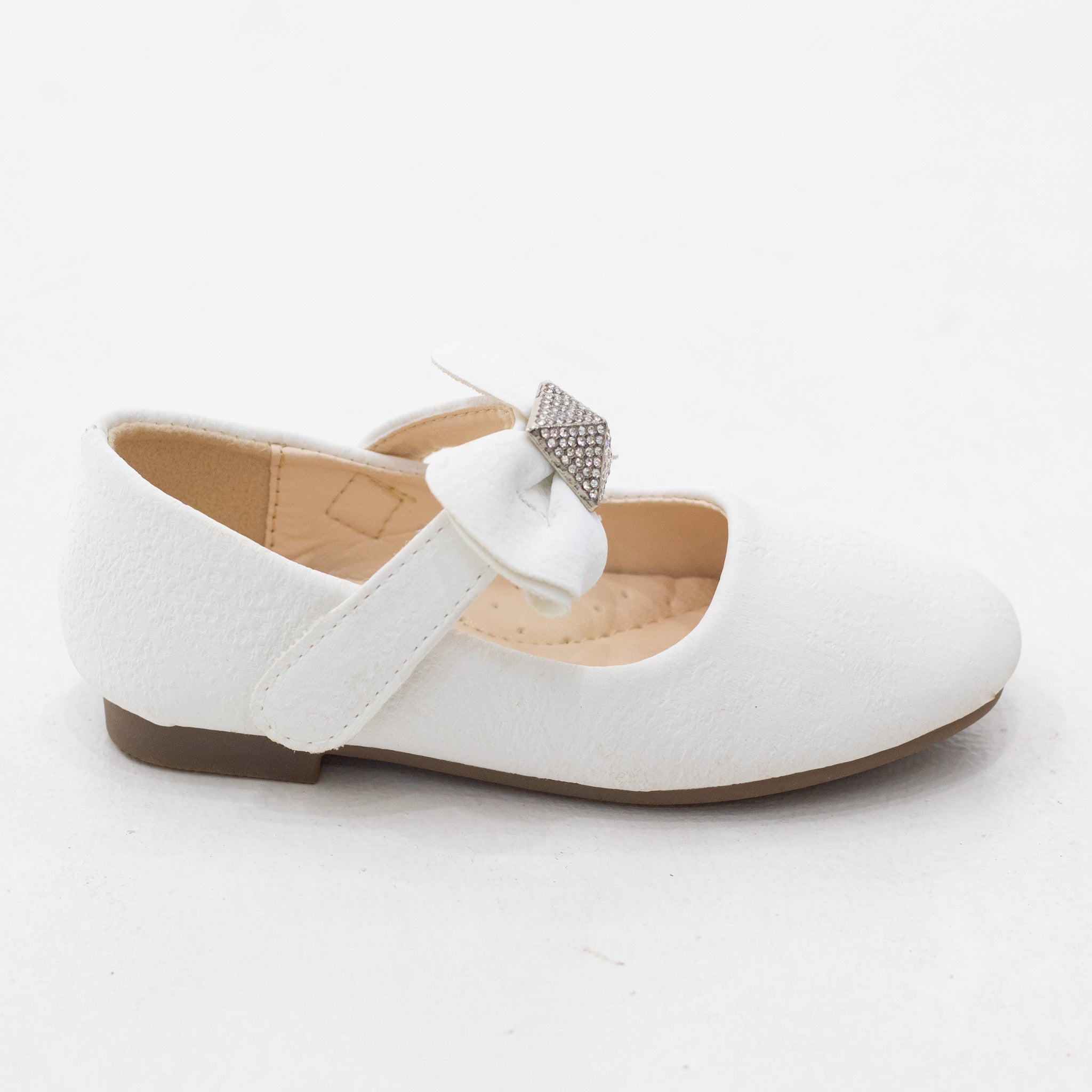 Thea girls dress pump with bow strap