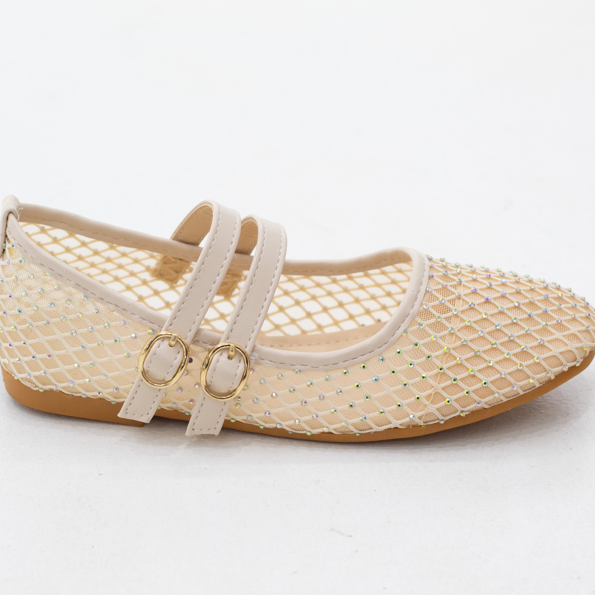 Saga girls dress mesh diamante detailed pump