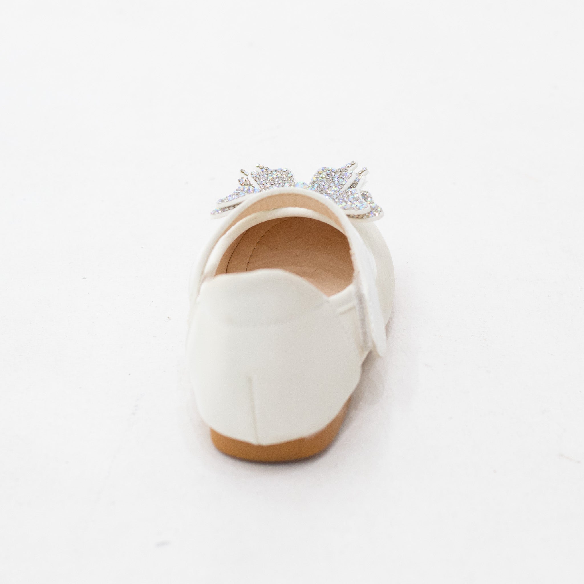 Keysha baby girls butterfly detailed dress pump