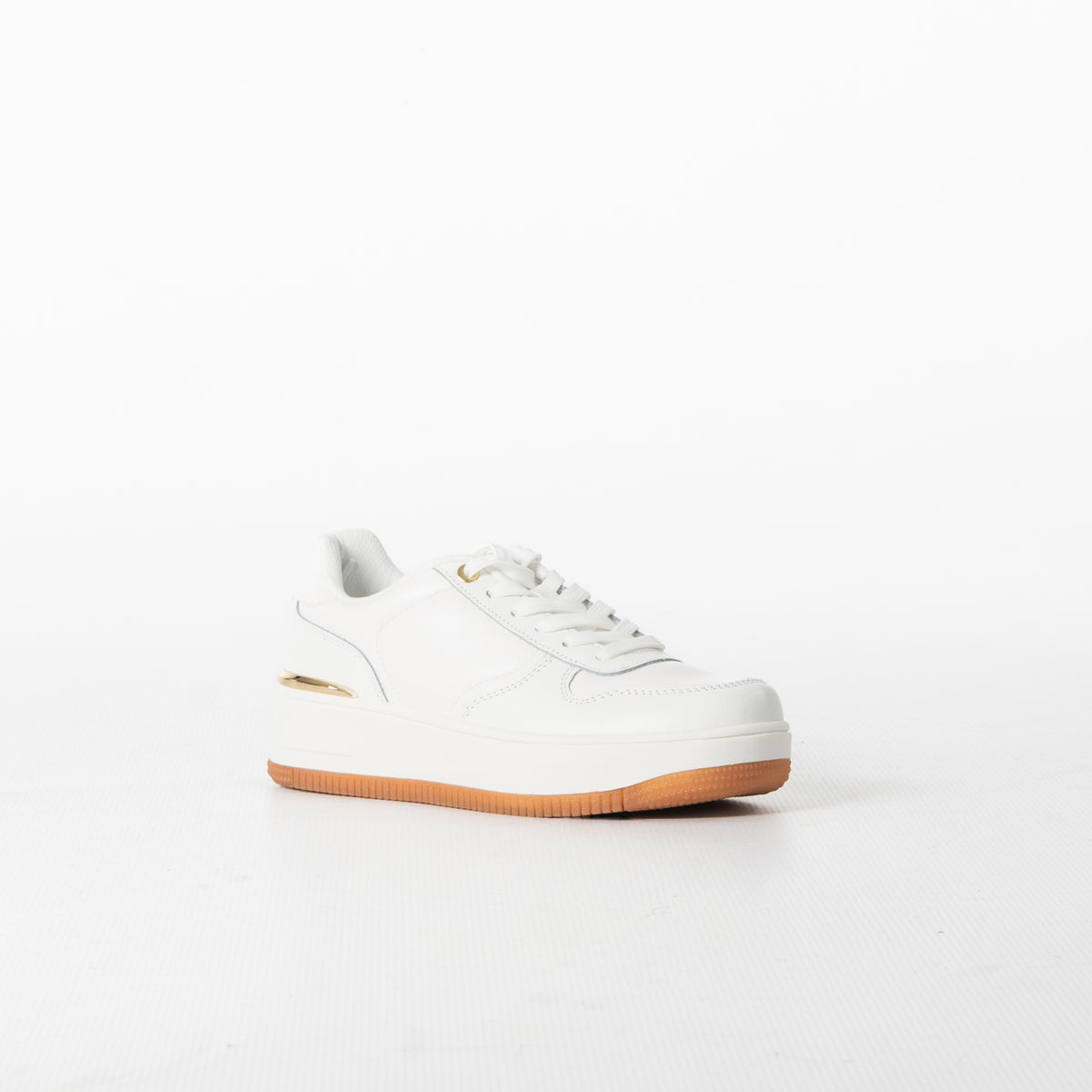 Margot women's sleek sneaker with gold accent detail