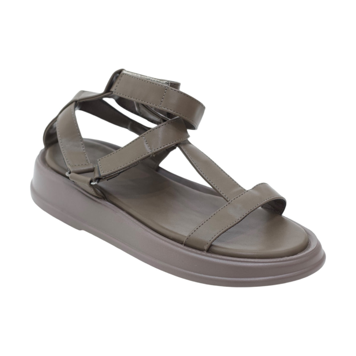 Lite velcro one band strap on chuncky sole